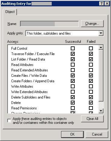 Filesystem Audit
