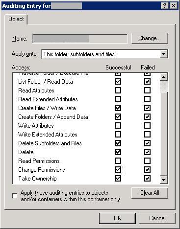 Filesystem Audit