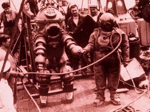 diving